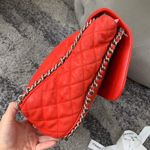 💓Sold💓Chanel tote with chain around - Picture 7 of 16